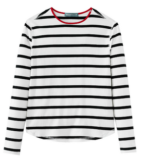 Striped Henley - BLACK STRIPED