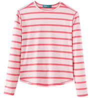 Striped Henley - PINK STRIPED