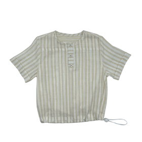 Textured Stripe Shirt - Sand