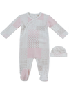 Patchwork Footie W/Hat