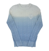 Ombre Crew Sweater - SKY BLUE