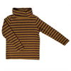 Heather Striped Turtleneck