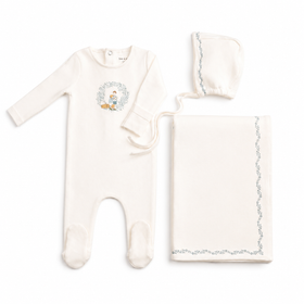 Cradle Scene Footie Set