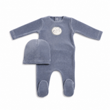 Birdie Branch Footie/Hat - INDIGO