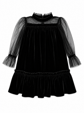 Tulle Sleeves Dress
