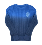 Ombre Crew Sweater - COBALT