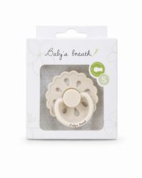 Latex Pacifier - Beige Daisy