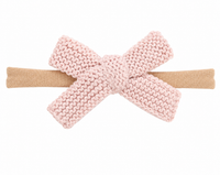 Pointelle Headband Bow