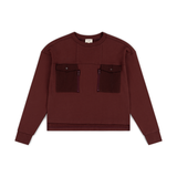 Pocket Sweatshirt - PLUM