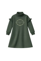 Green Sweatshirt Dress