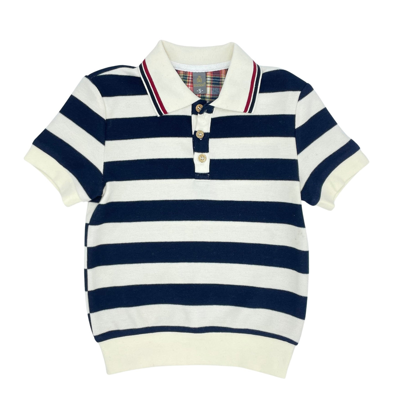 Bold Striped Polo S/S