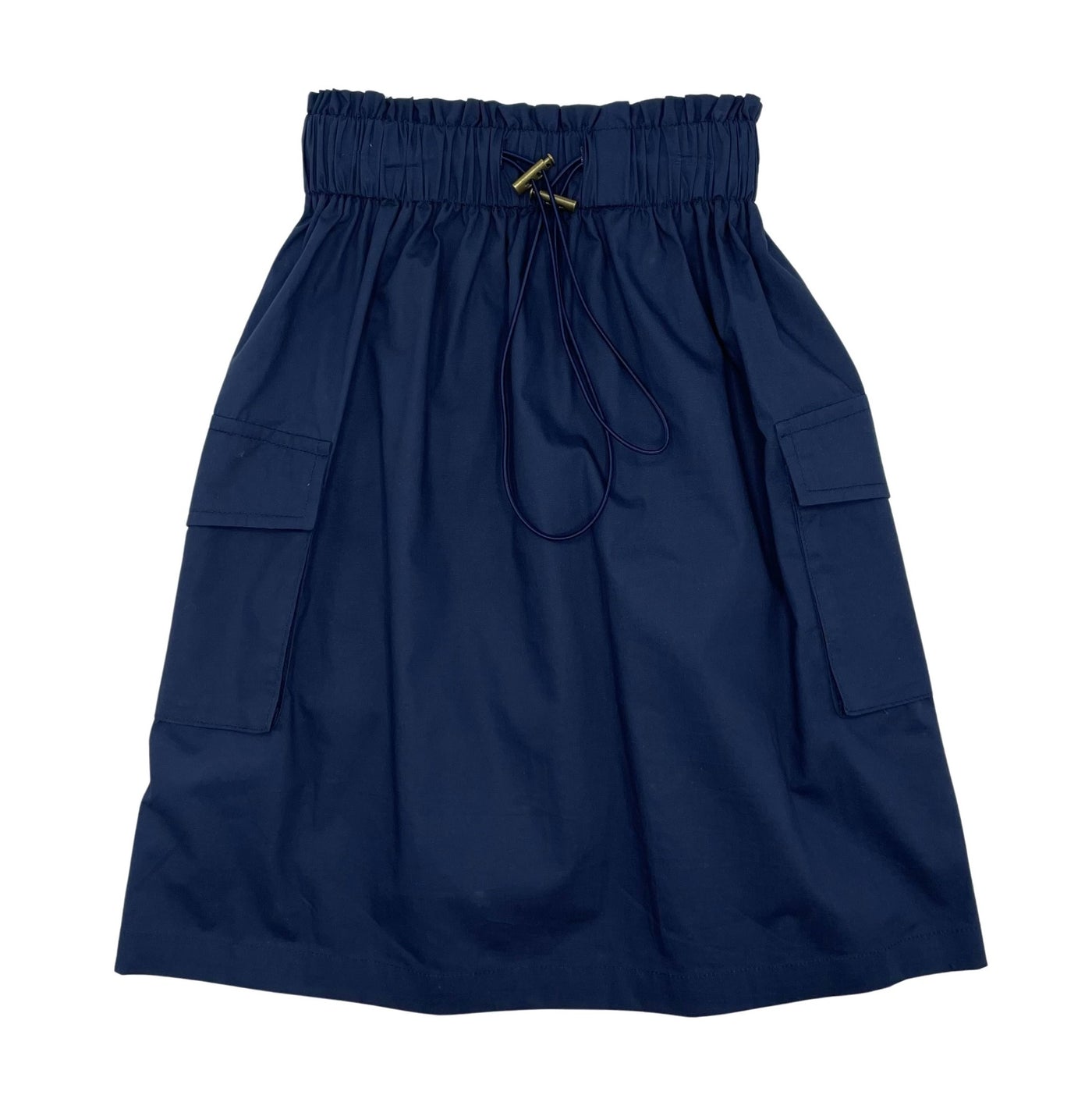 Cotton Pocket Skirt  - NAVY