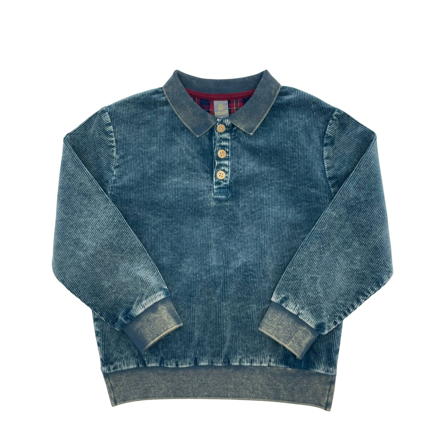 Cord Washed Rugby - Charcoal