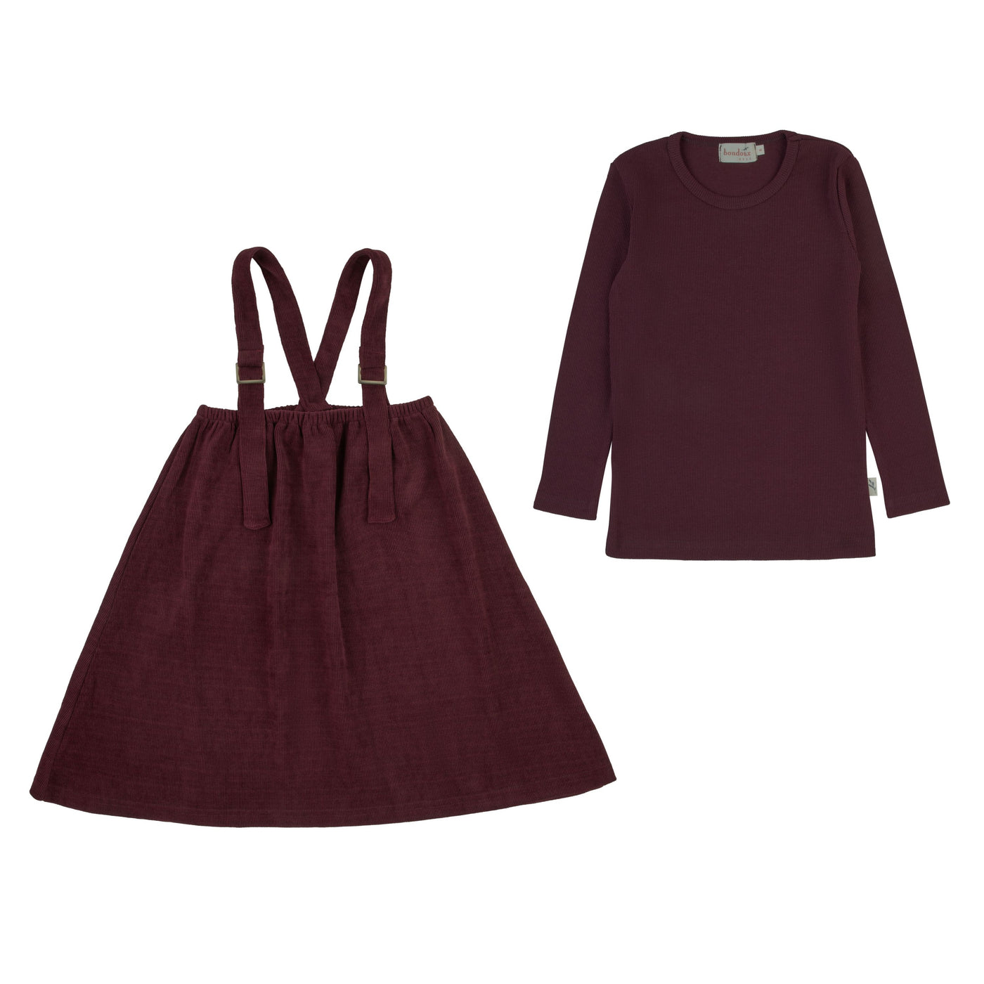 Ribbed Corduroy Jumper Set