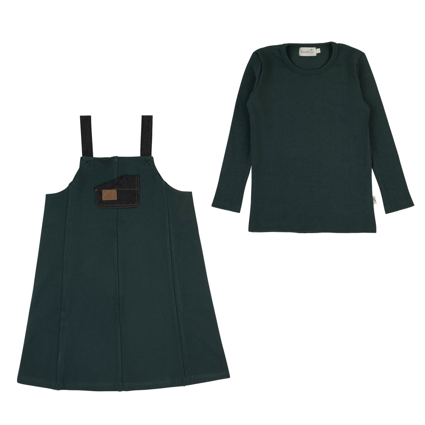 Leather Patch Dress