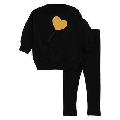 Yellow N Black 2Pc. Set - GIRLS