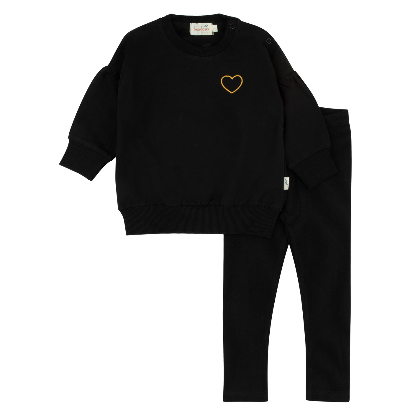 Yellow N Black 2Pc. Set - GIRLS