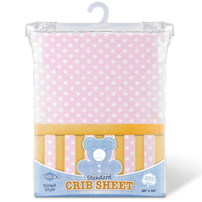 Sheet For Portable Crib Polka Dot Print