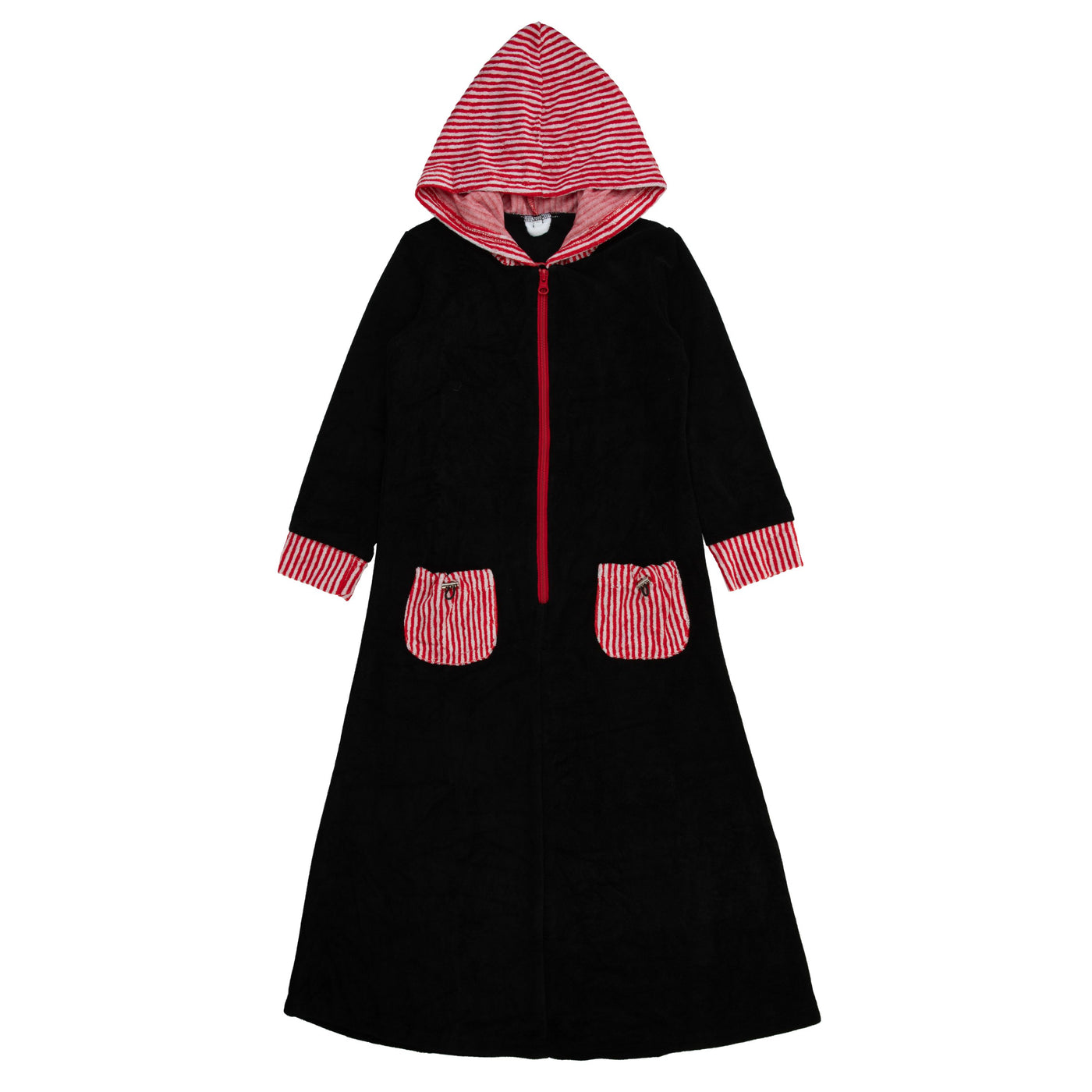 Pinstripe Terry Cover-Up - One Peice