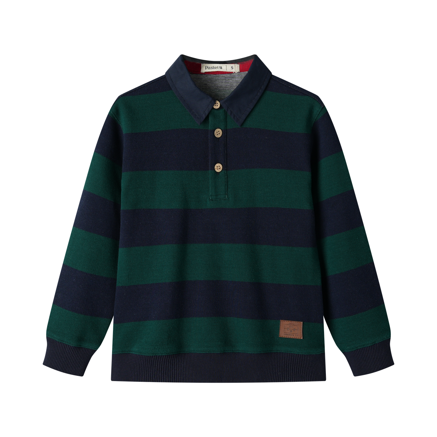 Striped Polo - GREEN STRIPED