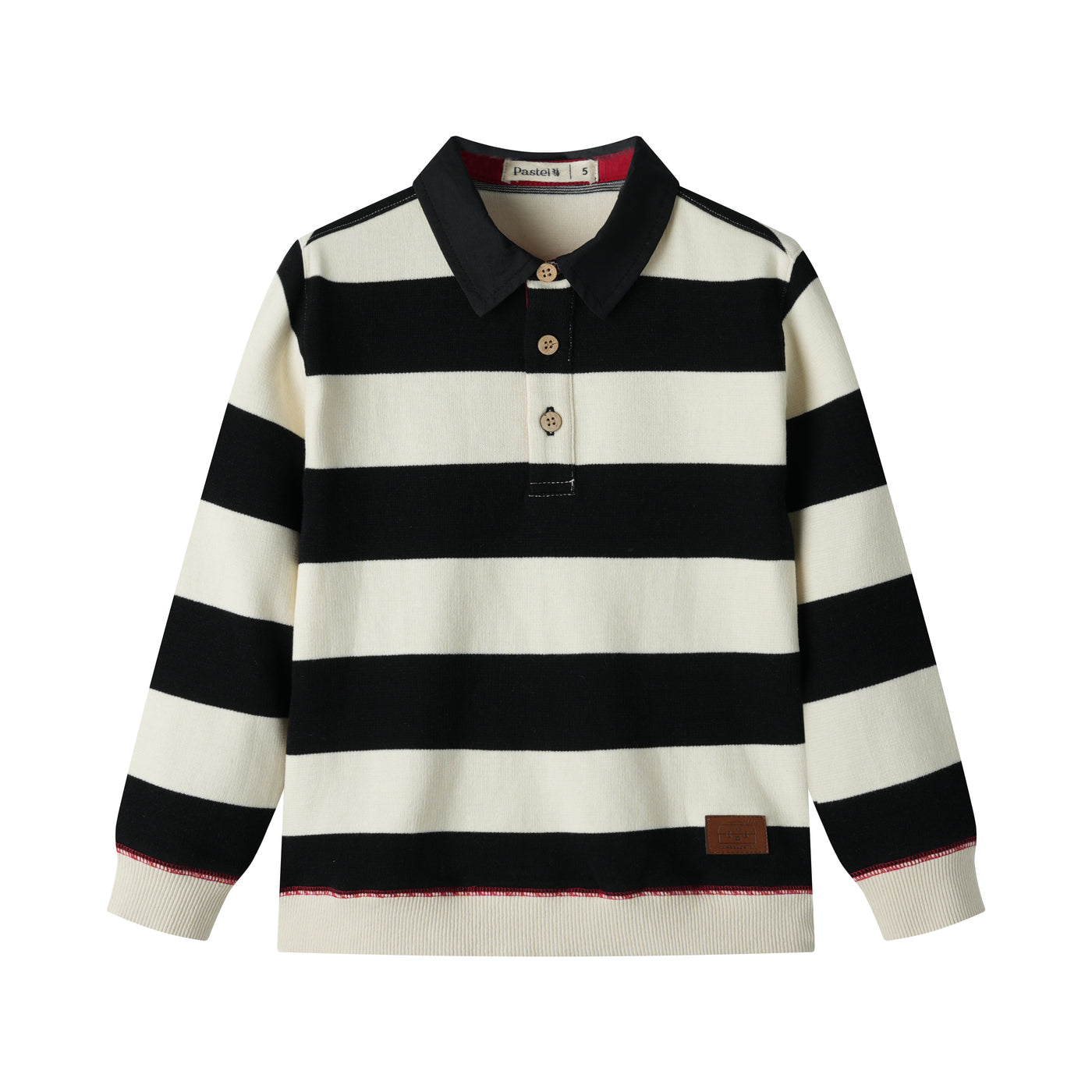 Striped Polo - BLACK STRIPED