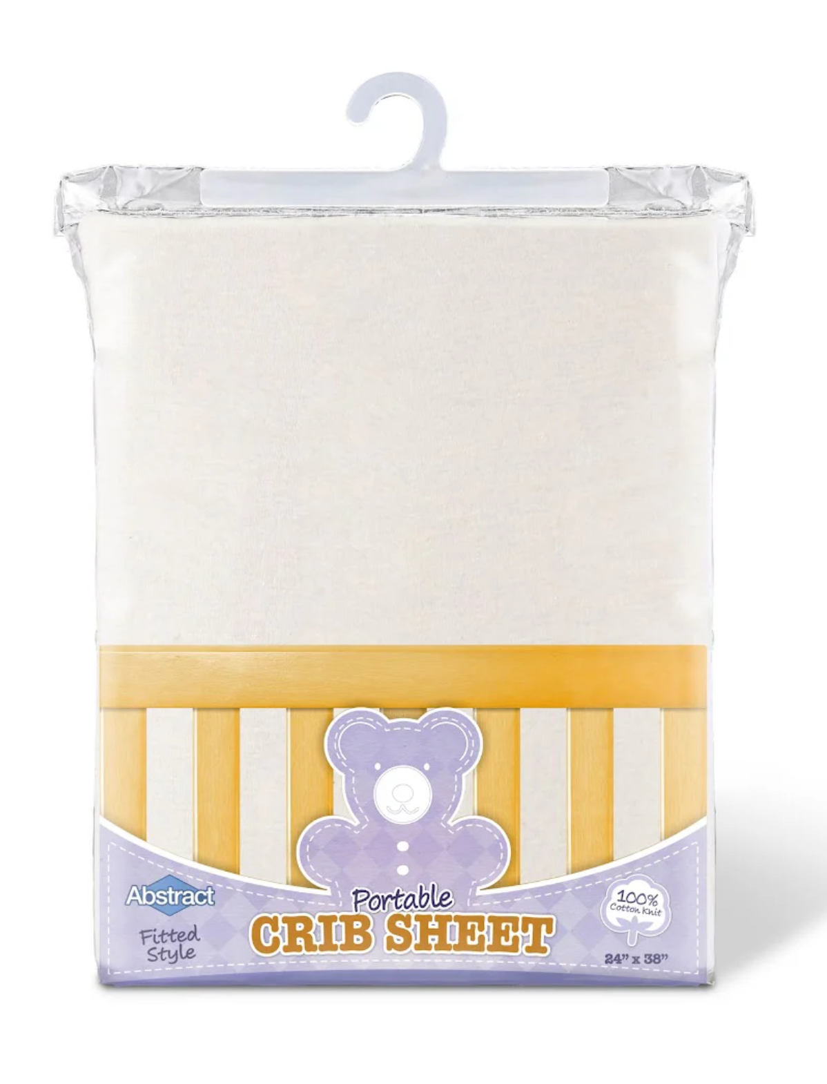 Sheet For Portable Crib Ribbed