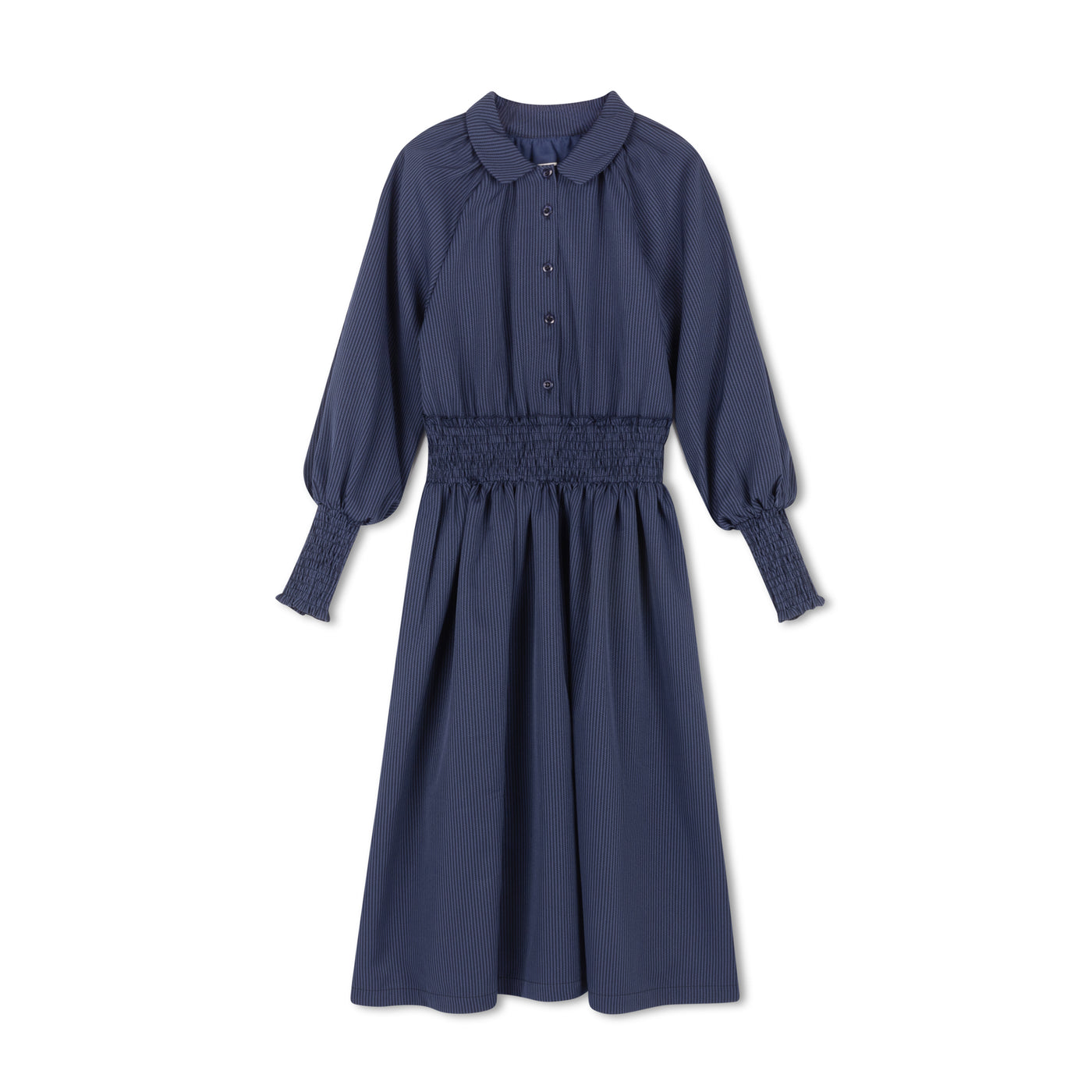Striped Smocked Waist Dress
