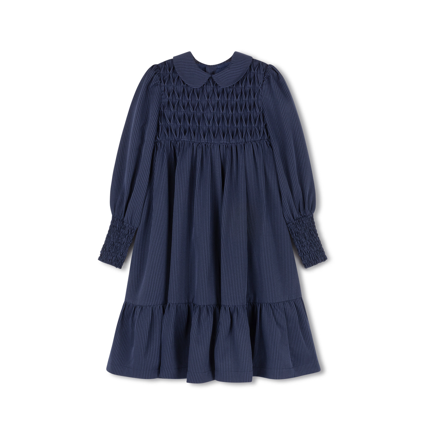 Striped Diamond Smocked Dress