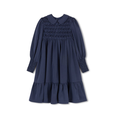 Striped Diamond Smocked Dress