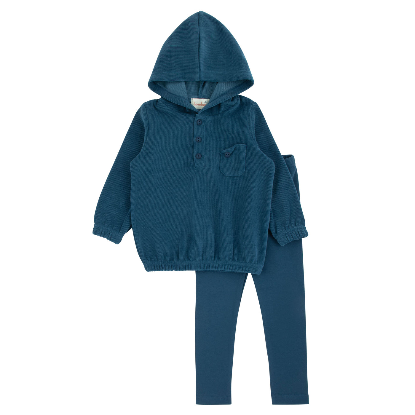 Ribbed Corduroy Set - CRYSTAL TEAL