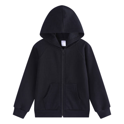 Hoodie Fleece Lined with Ribbed Pockets