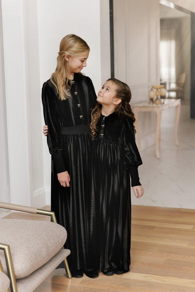 Velvet Bow Maxi