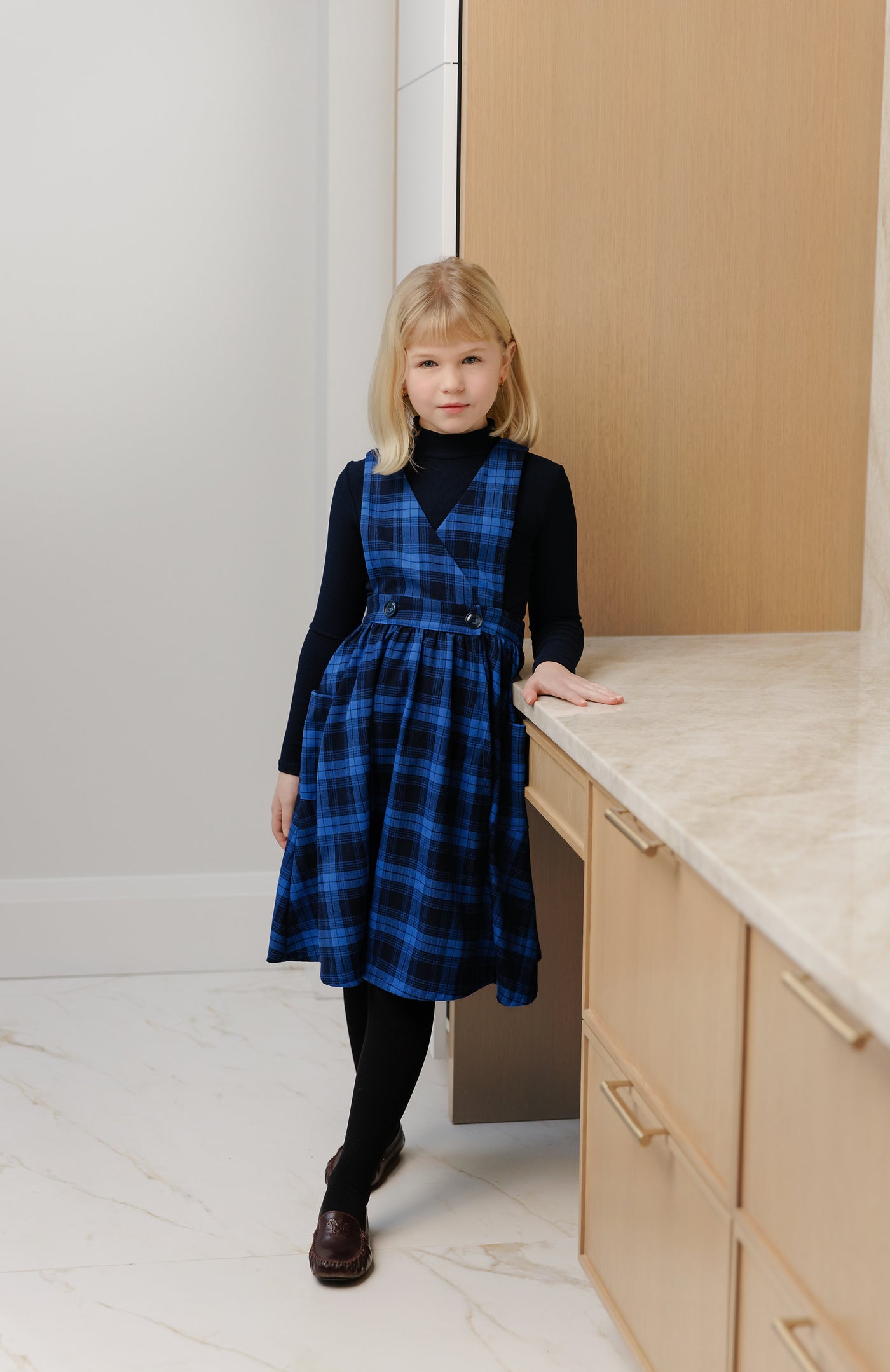 Plaid Pinafore