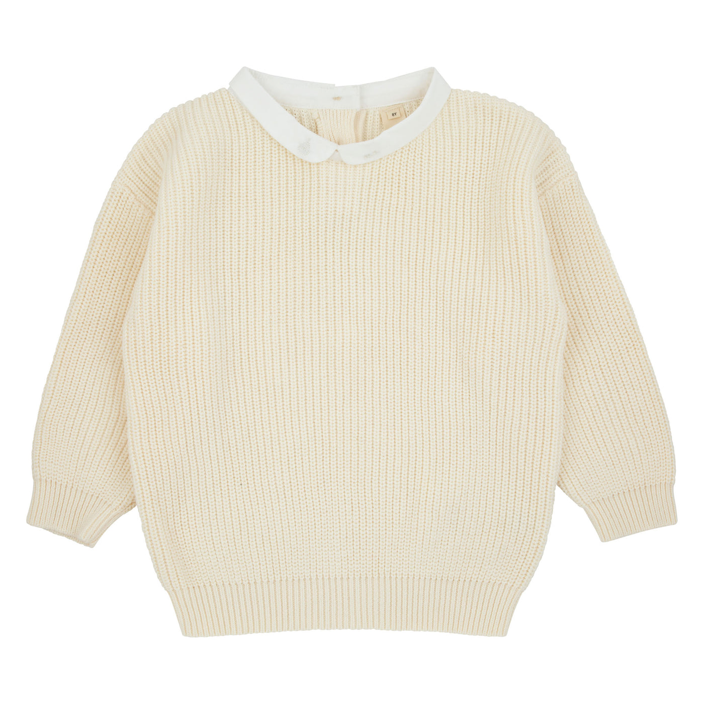 Knit Sweater - Bow Collar