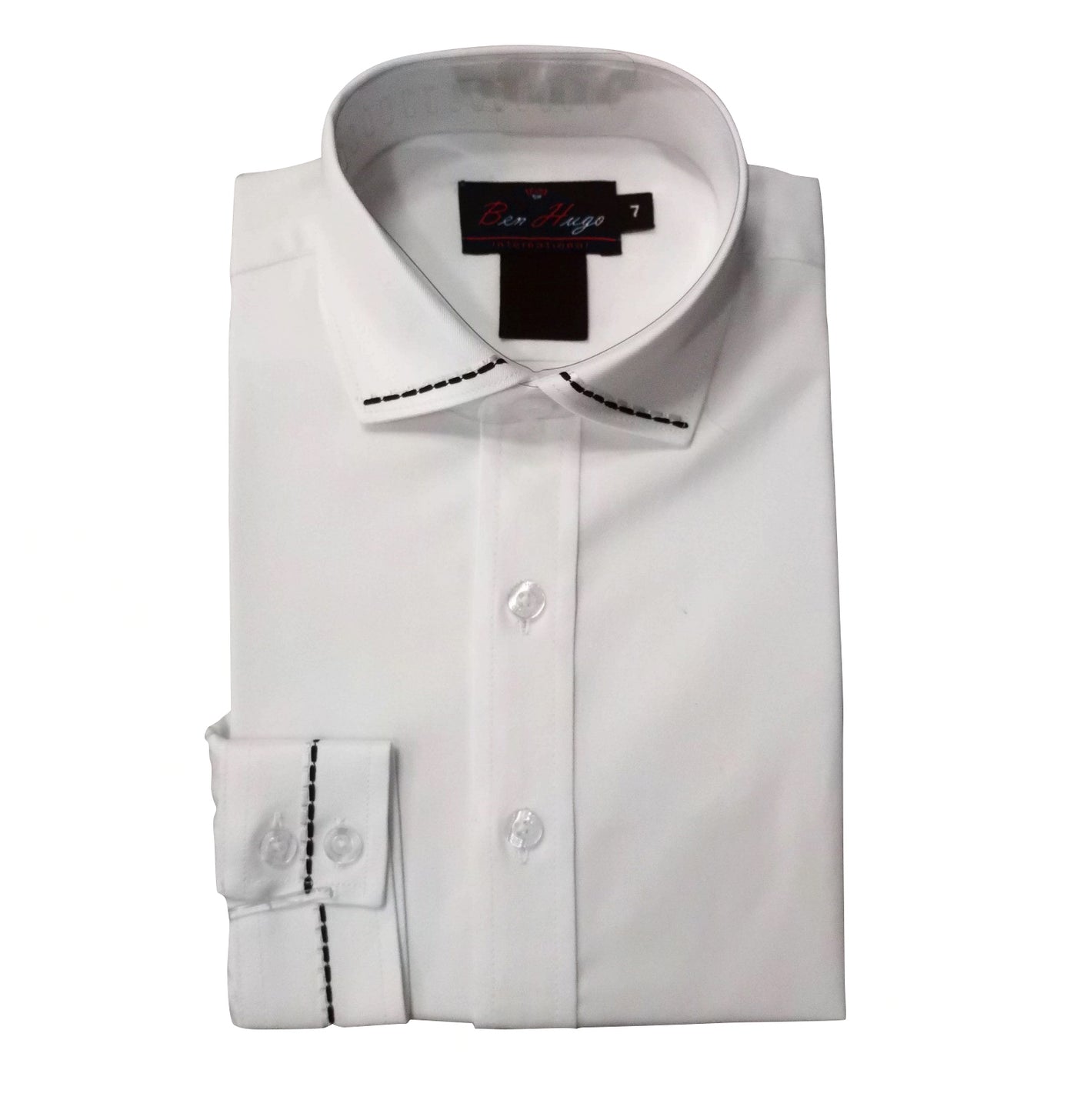 Trim Collar/Cuff Shirt