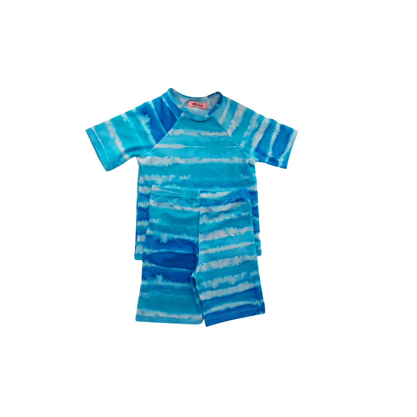 Boys 2Pc. Bathing Suit - Blue Watercolor