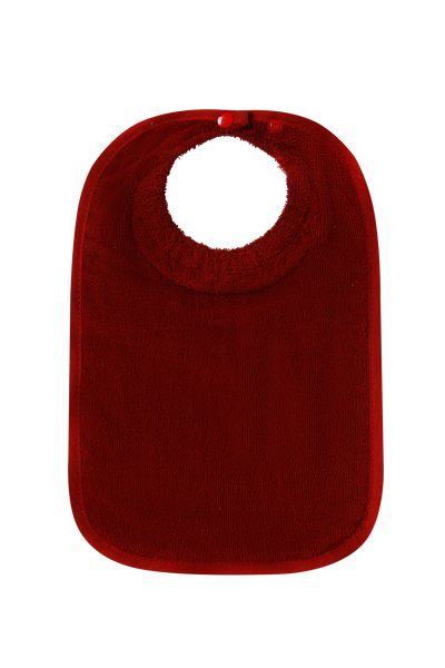 Terry Waterproof Bib With Snap