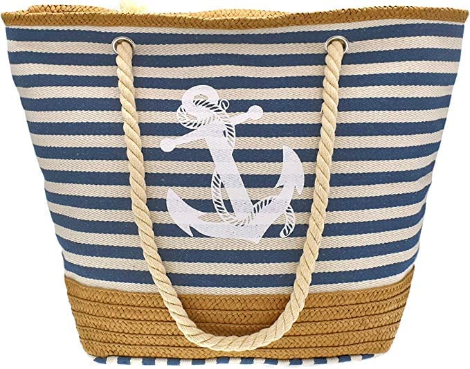 Anchor Tote Bag - Blue
