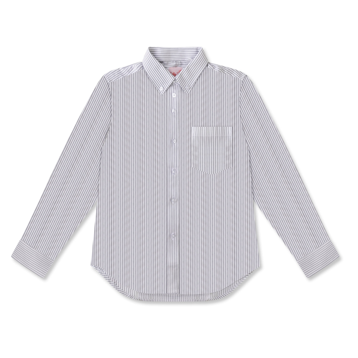 Black/White Stripe Uniform Shirt