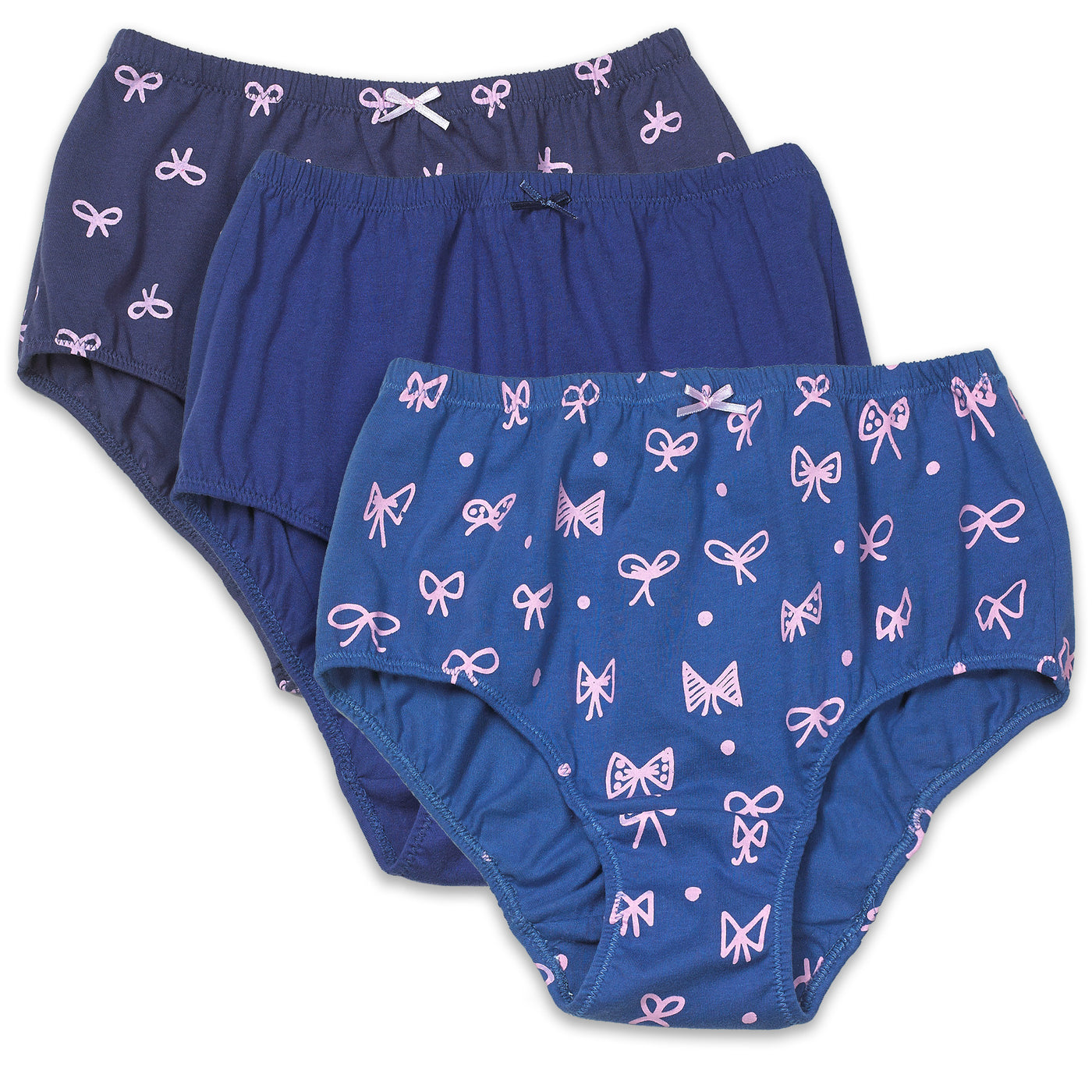 Teens Briefs Multi Print Bows