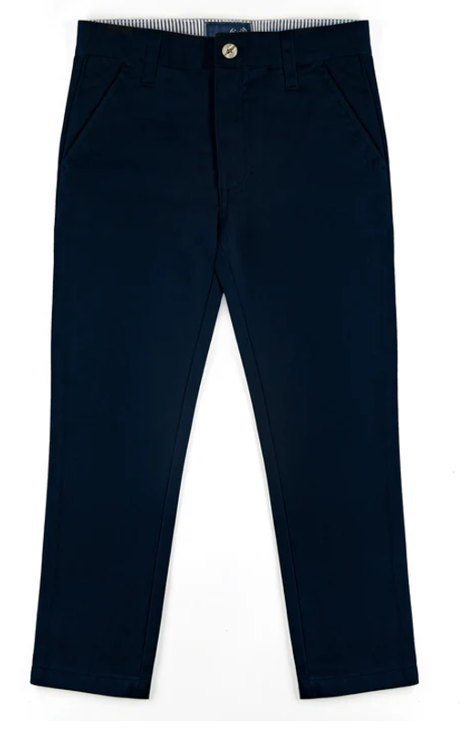 Slim Fit Pants - Navy