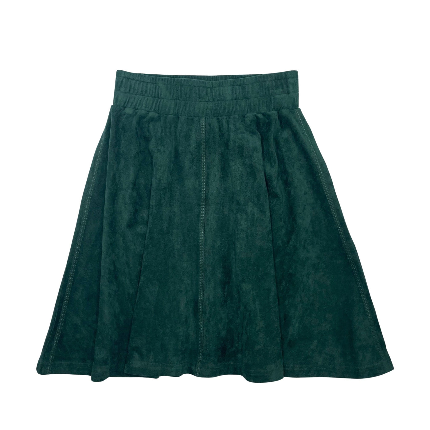 Center Seam Cord Skirt - HUNTER