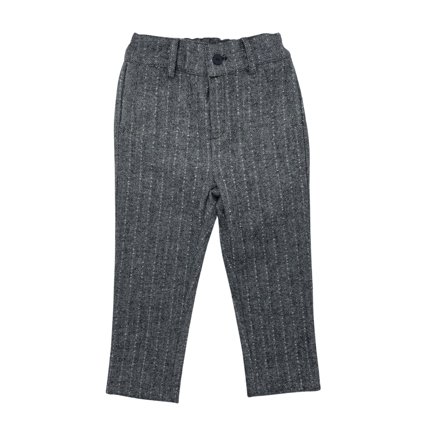 Herringbone Wool Pants