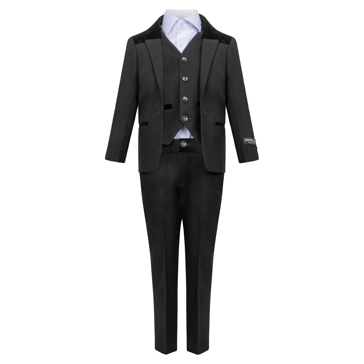 4pc Wool/Velvet Reg Fit suit