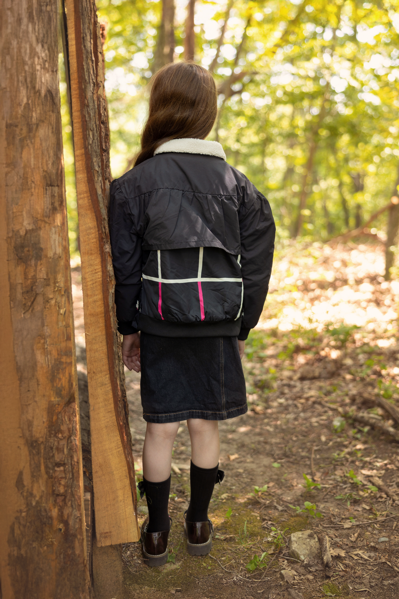 Gridline Jacket Teens