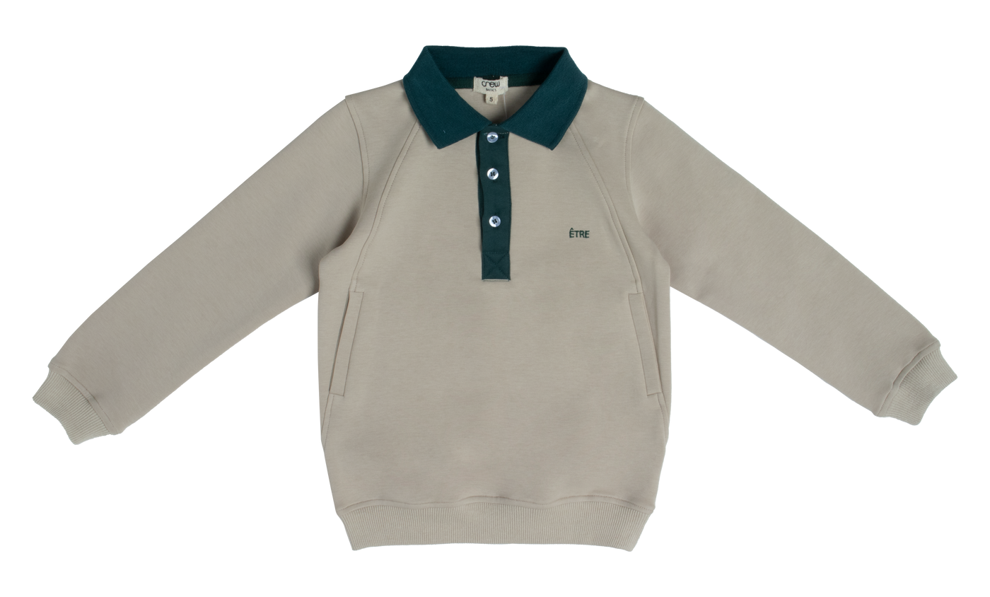 Sweat polo - Stone