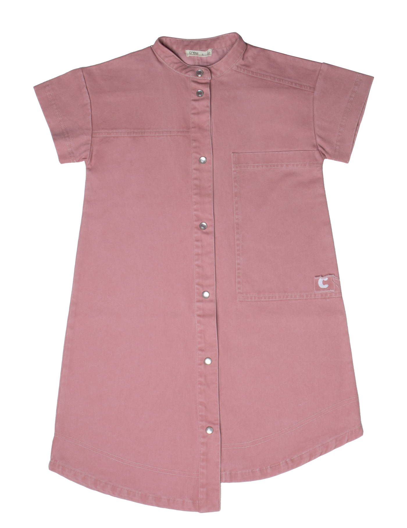 Utility Shirt Dress - PINK