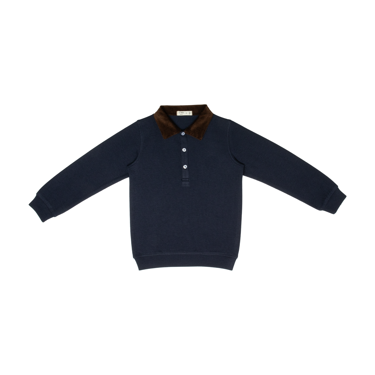 Sol Polo With Corduroy Collar
