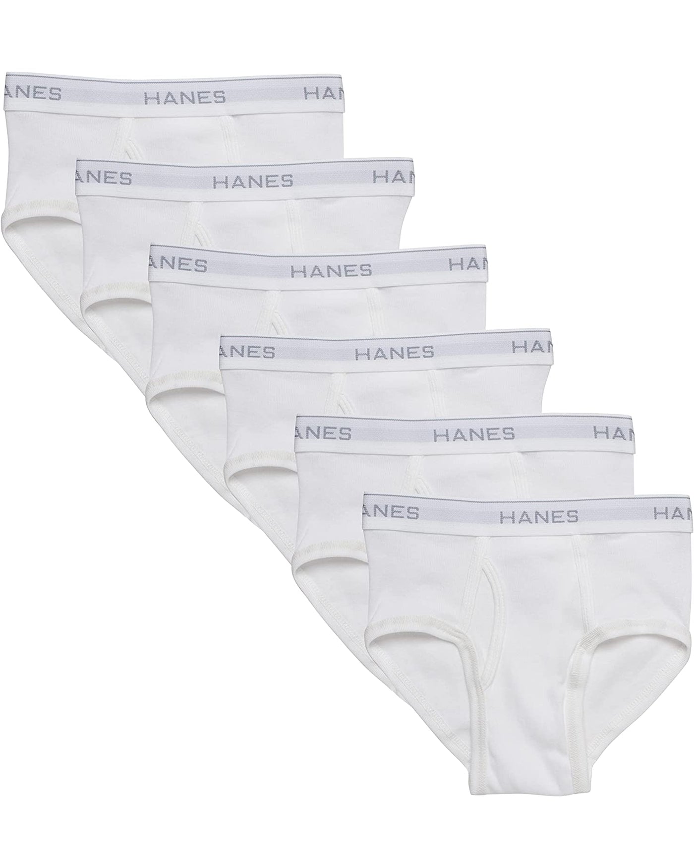 Boy's White Briefs -6 Pack