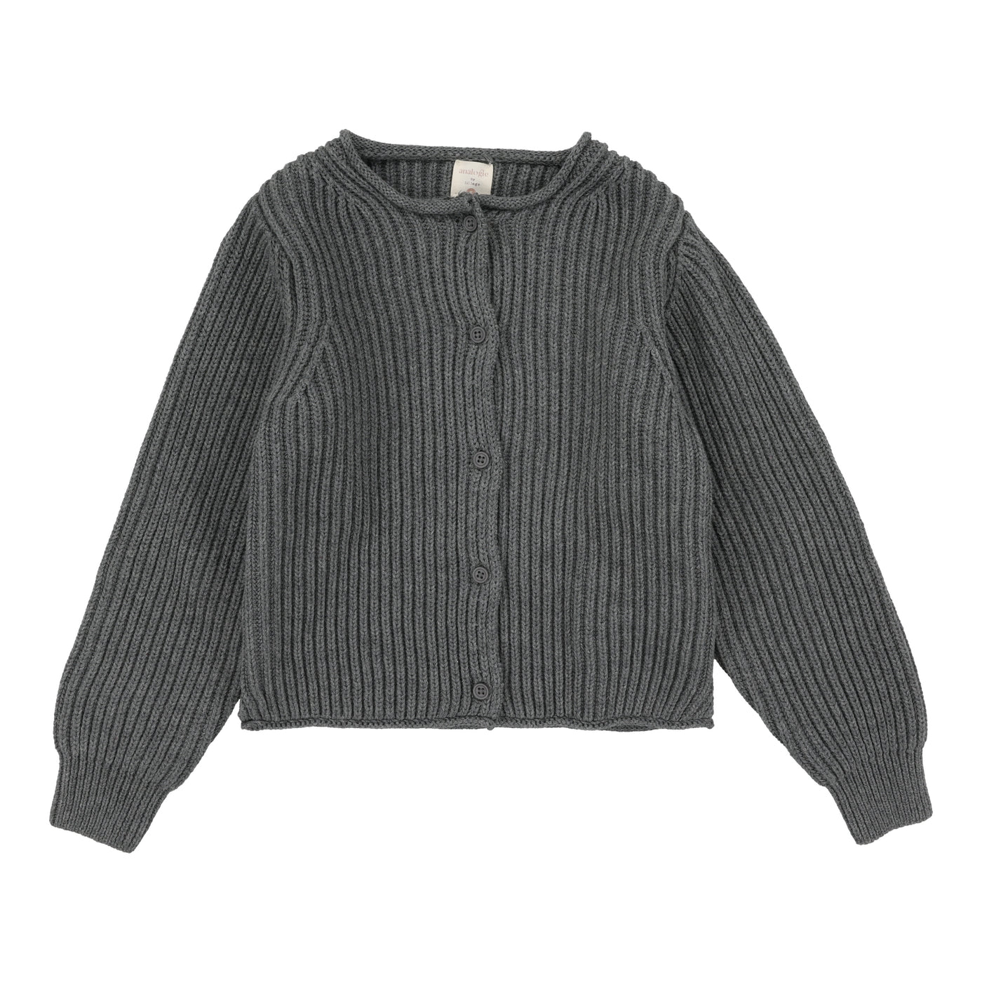 Knit Cardigan - MID GREY